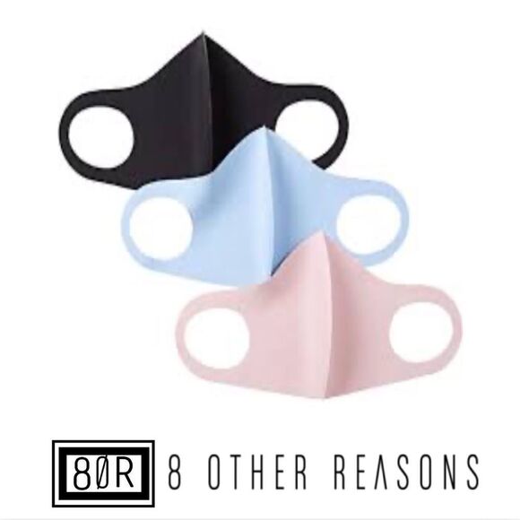 🍍3/$15🍍 8 Other Reasons Reusable Face Mask Trio - Picture 1 of 5